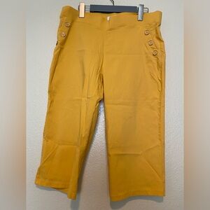 Women’s 89th & Madison Golden Yellow Pants Size L/G